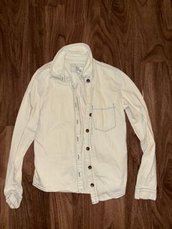 Forever 21 Off-White Button Front Shirt