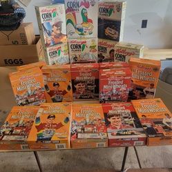Huge 90s Cereal Box Collection Nascar Jeff Gordon Dale Earnhardt Terry Labonte