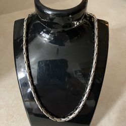 Substantial Pewter Magnetic Clasp Chain