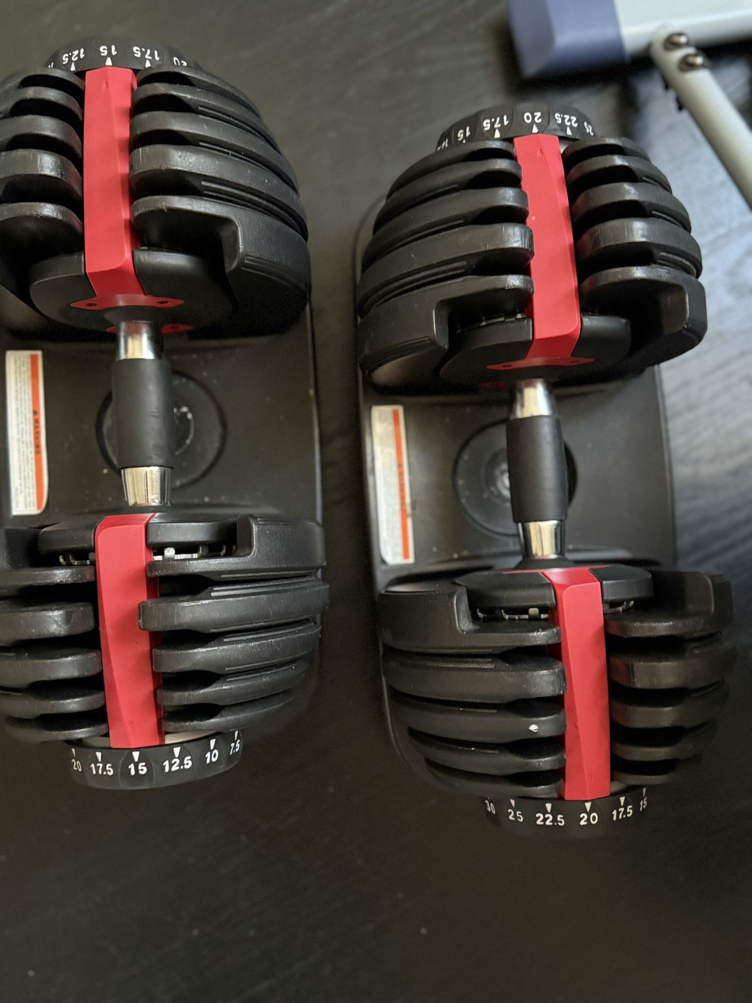52 Lb Adjustable Weights. 104 Total