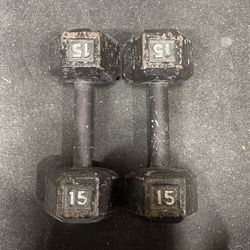 15 Ib Dumbells