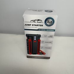 Brand New 3 In 1 Jump Starter!!
