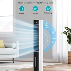 Brand New!!! In Box!!!  3-in-1 Evaporative Air Cooler, 12H Timer Cooling Fans that Blow Cold Air With 3L Water Tank (HABLÓ ESPAÑOL)