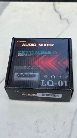 4 channel audio mixer
