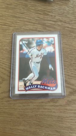 1989 TOPPS 508 WALLY BACKMAN