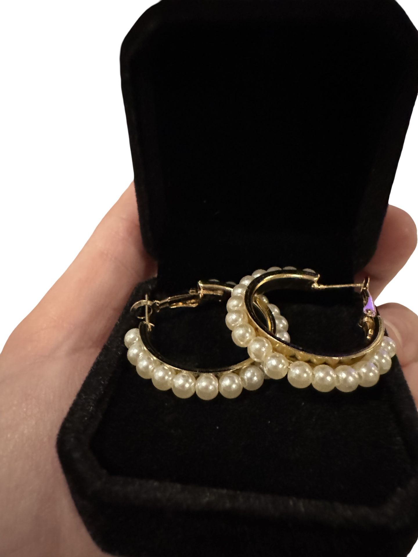 Pearl Hoop Earrings - 14kt Gold Filled *NEW*