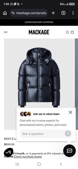 Mackage KENT-Z Puffer Down Jacket