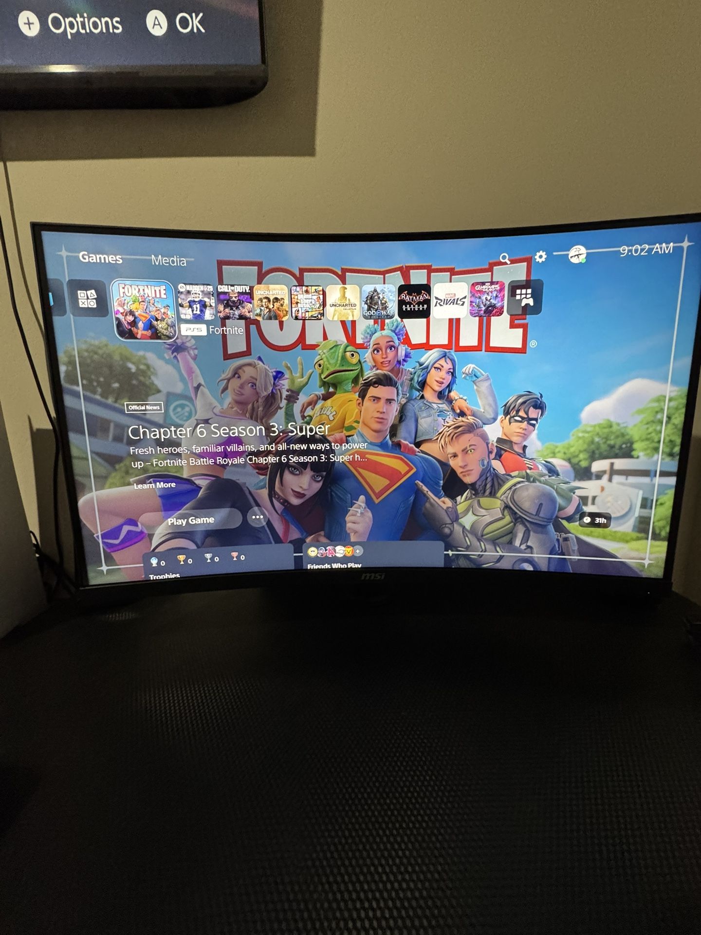 32 Inch MSI Gaming Monitor