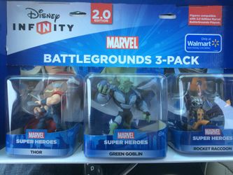 Disney Infinity 2.0 & 3.0 Marvel Super Heroes Rocket, Green Goblin & Thor