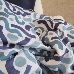 Curtains and rod set