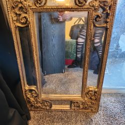 Vintage Carolina Mirror Company Rococo Era Style Mirror 