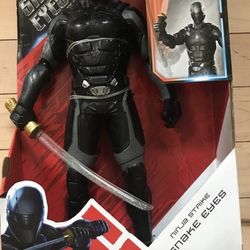 NEW HASBRO NINJA STRIKE SNAKE EYES GI JOE ORIGINS 