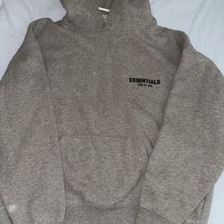 dark oatmeal essentials hoodie