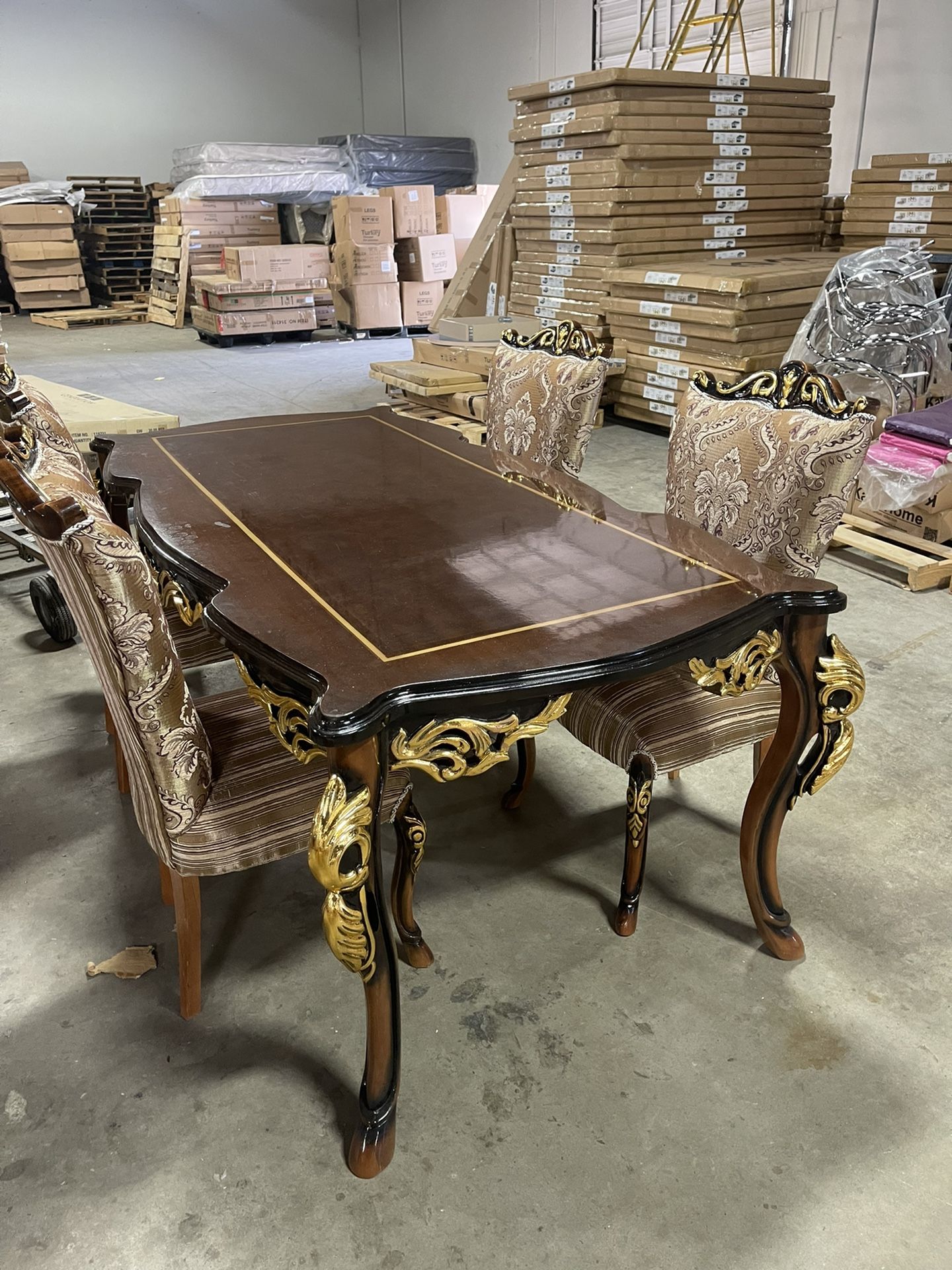 New Dining Table With 4 Chairs - Delivery Available