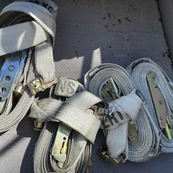 Set Of 4 Straps Ratchets 