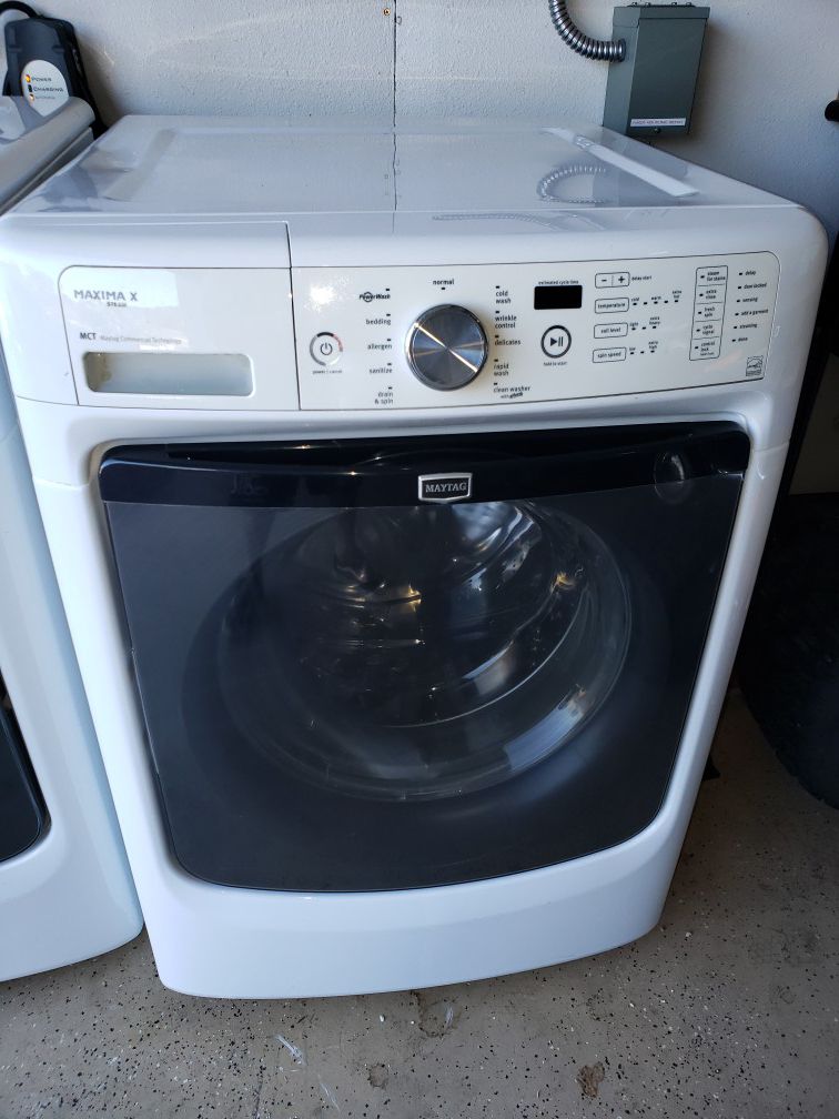 Maytag, Maxima X, Washer and Dryer Set