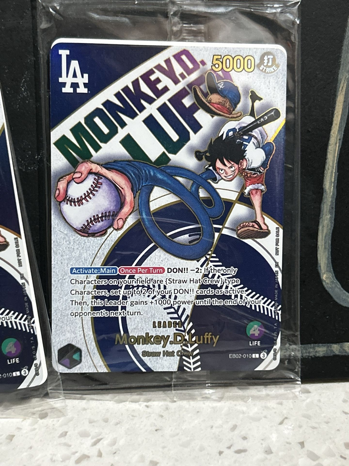 Luffy ONE PIECE DODGERS card