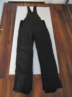 Youth 16/18 Black snow Bibs, Pulse M