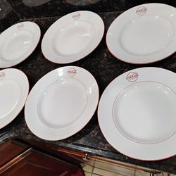 Coca-Cola Plates And Glasses