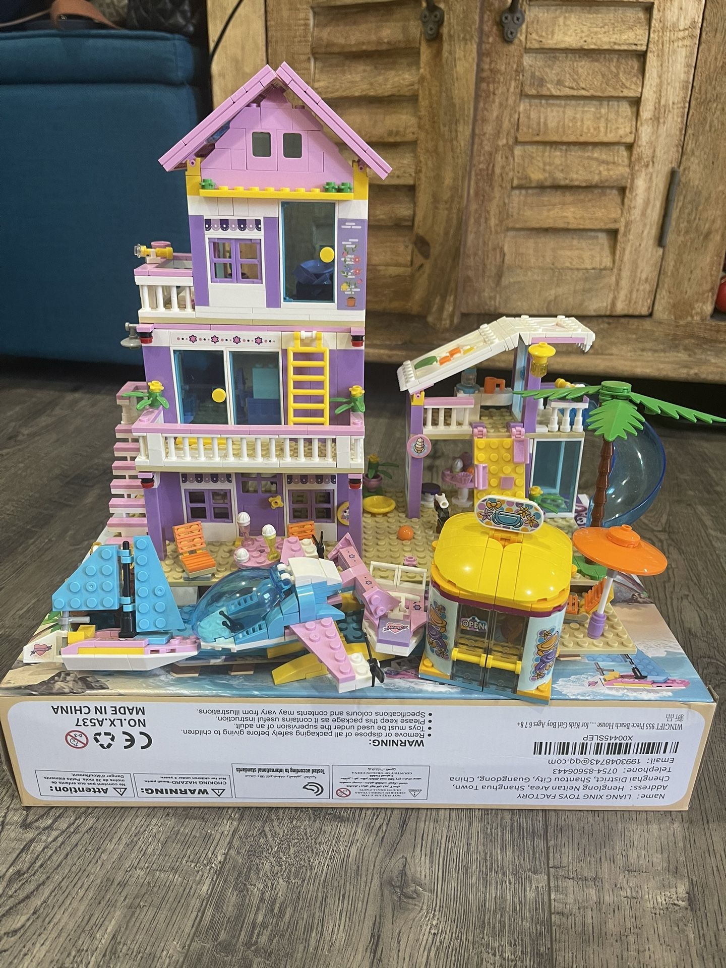 Assembled LEGO Beach House – excellent condition