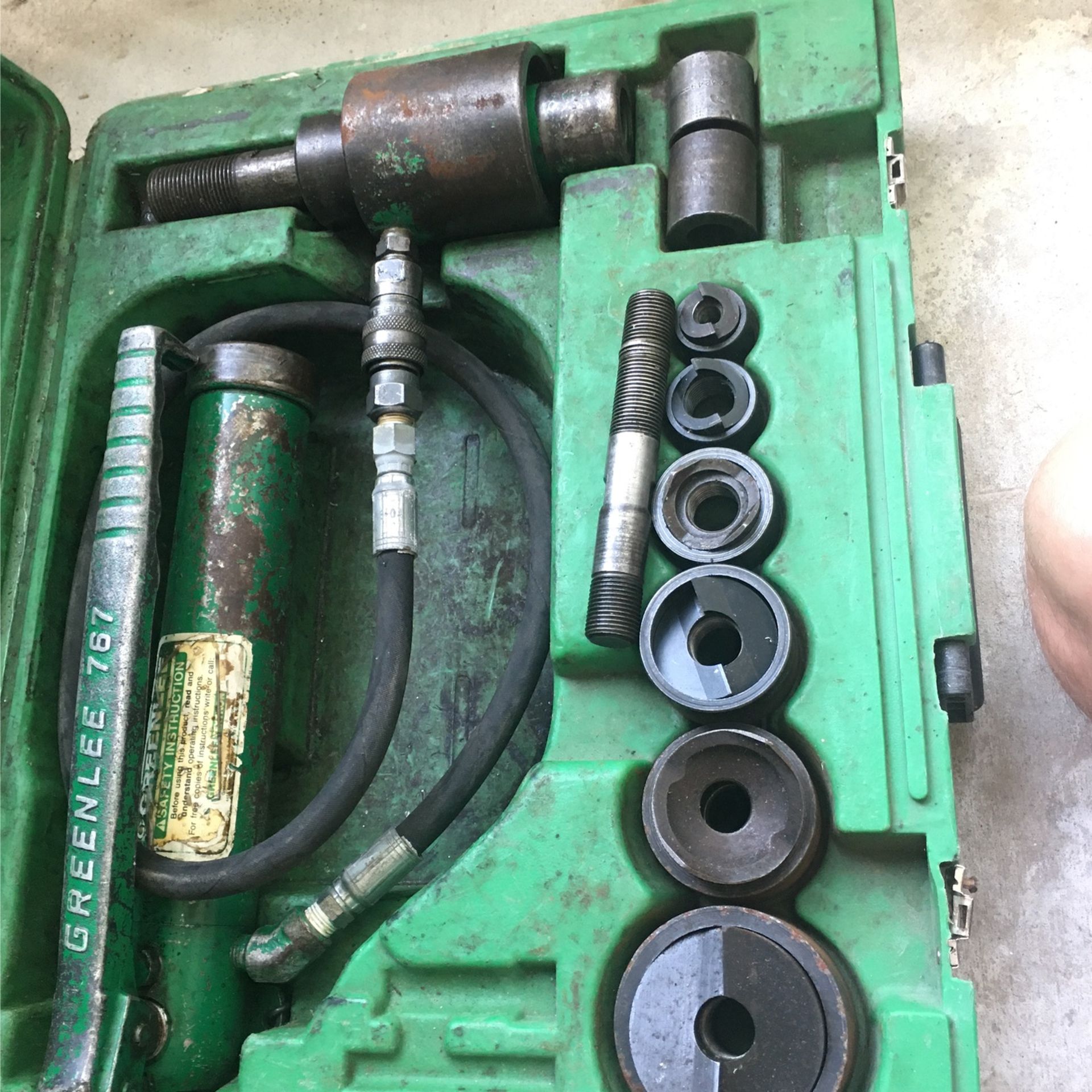 Greenlee hydraulic Knockout Set for Sale in Fort Lauderdale, FL OfferUp