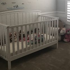 White Convertible Crib