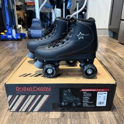 Roller Derby Roller Skates Quad Roller Star 600 Men’s sz 7 with Box 