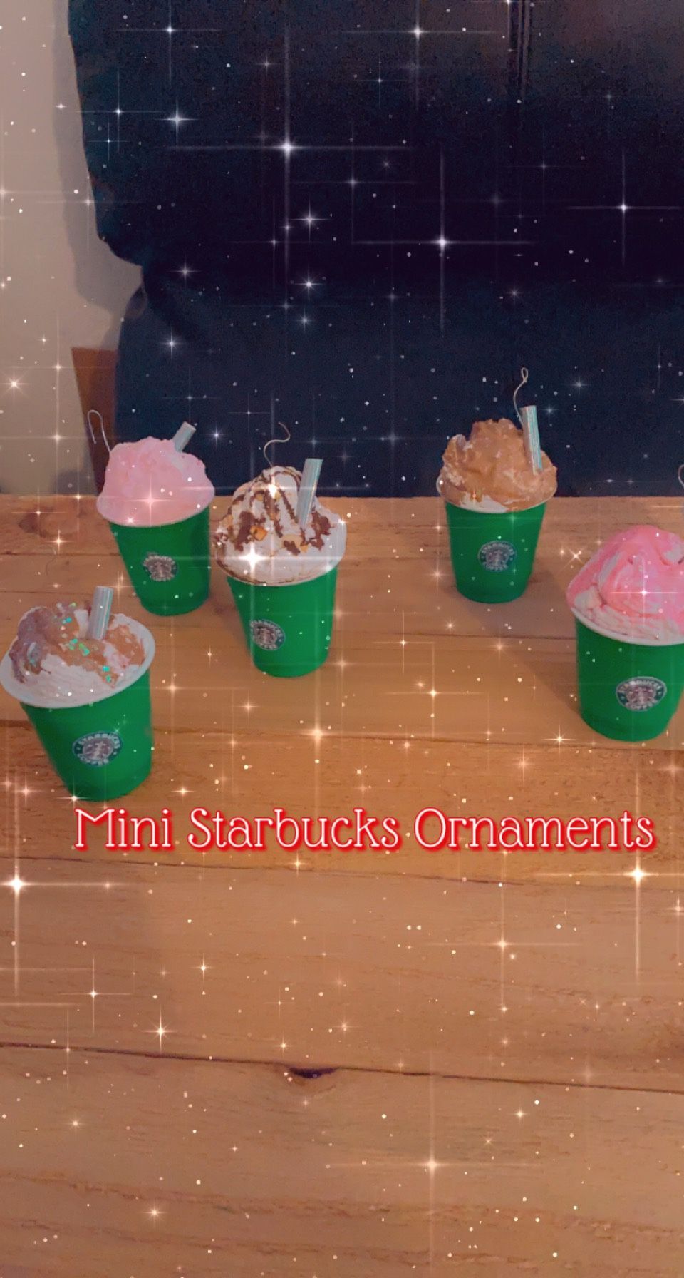 mini starbucks Ornaments