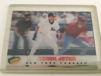 Derek Jeter 1997 DENNY”S RESTAURANTS CARD. NEW YORK YANKEES