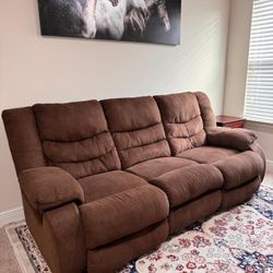 Recliner sofa