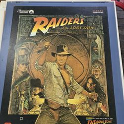 Vintage 1981 Raiders Of The Lost Ark RCA CED SelectaVision VideoDisc