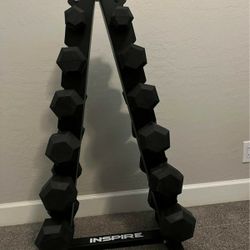 New Rubber Dumbbell Packages 5lb-100lb available