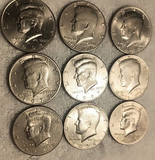 Lot Of JFK Halves