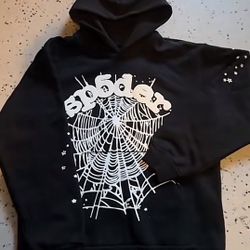 Black Og Spider Hoodie M