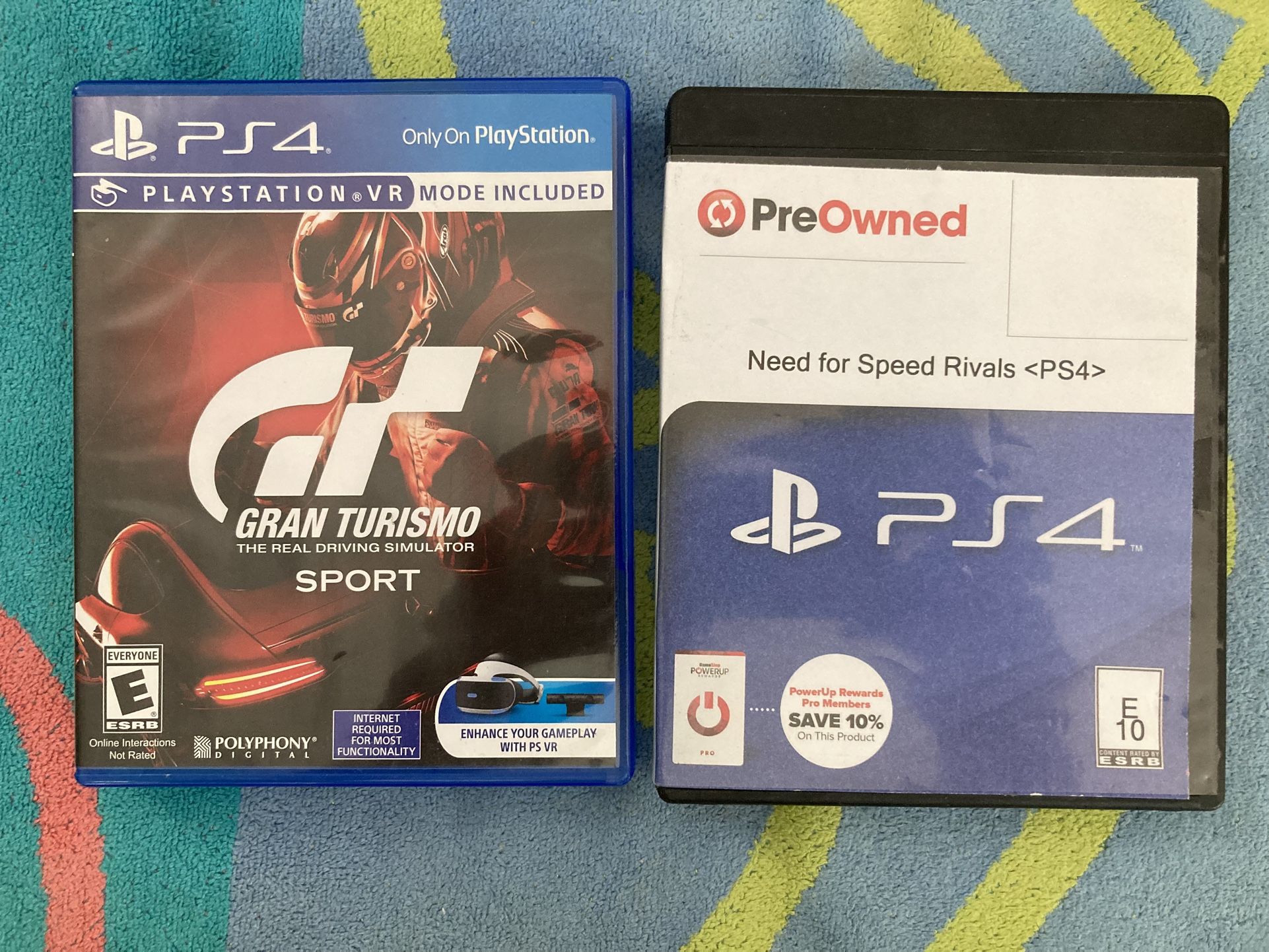 PS4 Racing 2-Pack: Gran Turismo Sport & Need for Speed Rivals