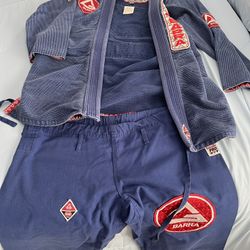 Gracie Barra Jiu-Jitsu Gi - Size A1 - Blue