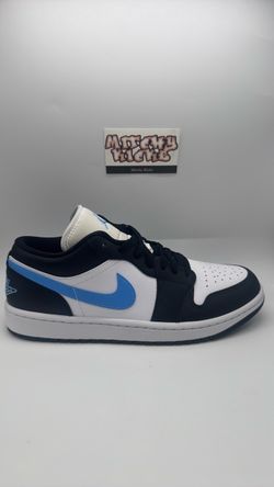 Jordan 1 Low Black University Blue White (Women’s) Sz. 10.5W