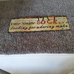 Metal Sign For Laundry Room