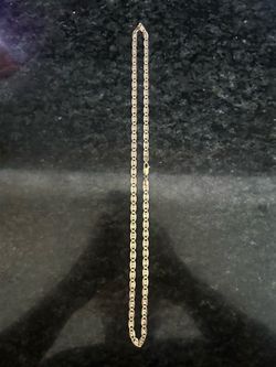 10k Tri-Color Gold Chain