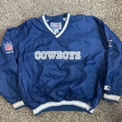 Vintage Dallas Cowboys Starter Pro Line Pullover Jacket 