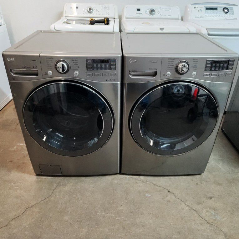 LG WASHER AND ELECTRIC DRYER DELIVERY IS AVAILABLE AND HOOK UP 60 DAYS WARRANTY 
