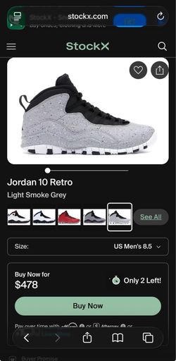 Jordan 10s Smoke Grey