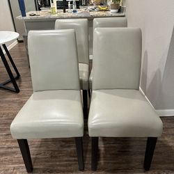 Grandin Road Modern Dining Chairs - Set Of 4