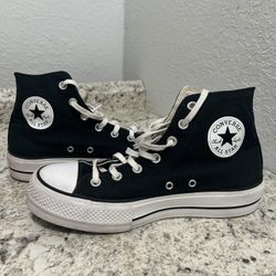Converse High Top Black Platform 9 Women’s 