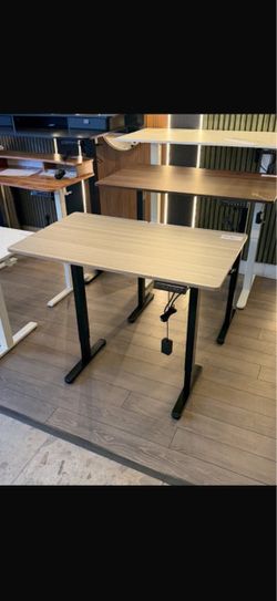 40” Sand Electric standing desk ( I have lot of other desk sizes and colors 😀)