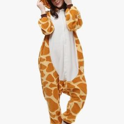 Jiraffe Adult Costume New Halloween Sz SMALL