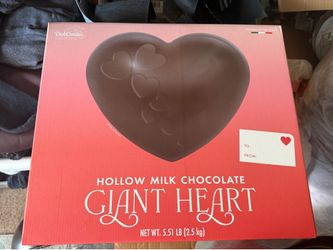 Hollow giant chocolate heart
