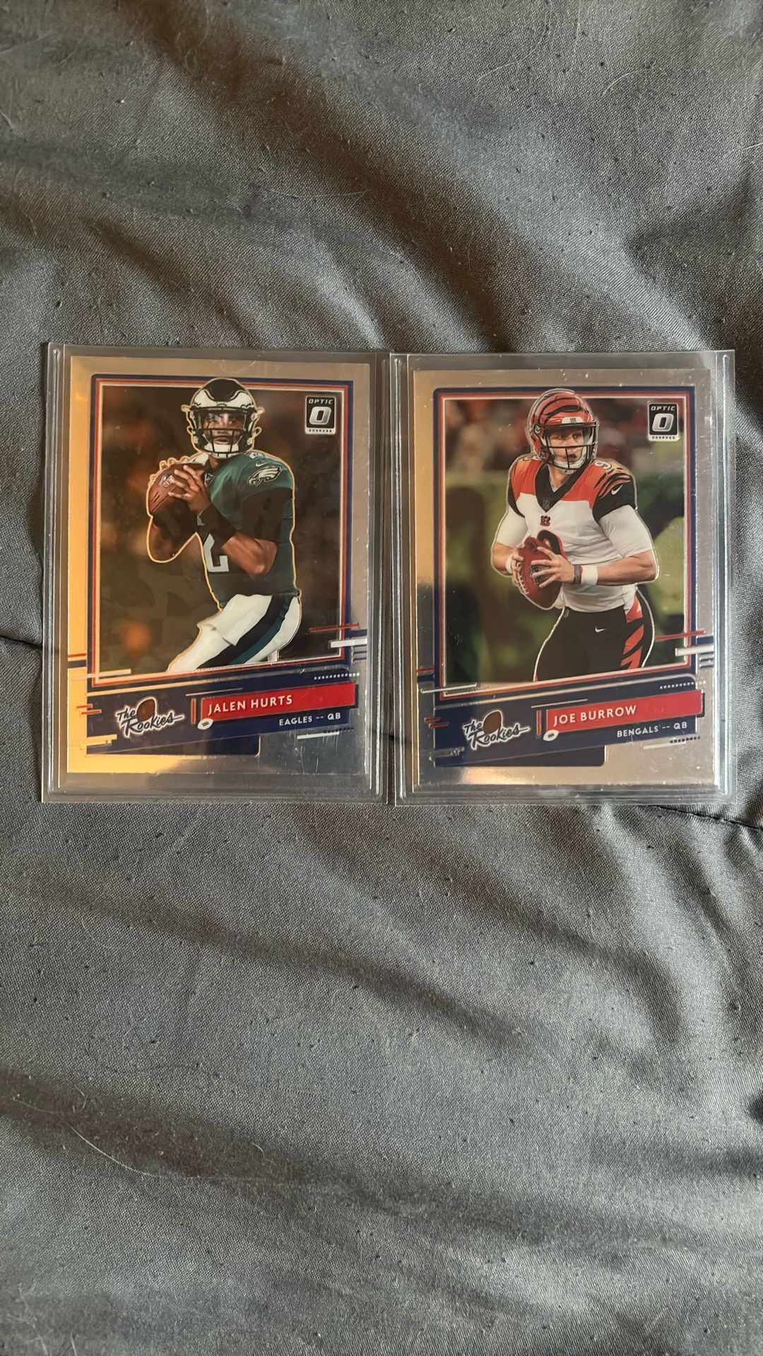 2020 Optic The Rookies Both Silver RC Hurts And Burrow