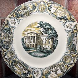Rare North Carolina Decorative Plate - 1960s