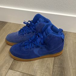 Nike Air Force 1 High 07 LV8 Men’s Sz 13 Hyper Cobalt Blue 806403-400 Gum Sole